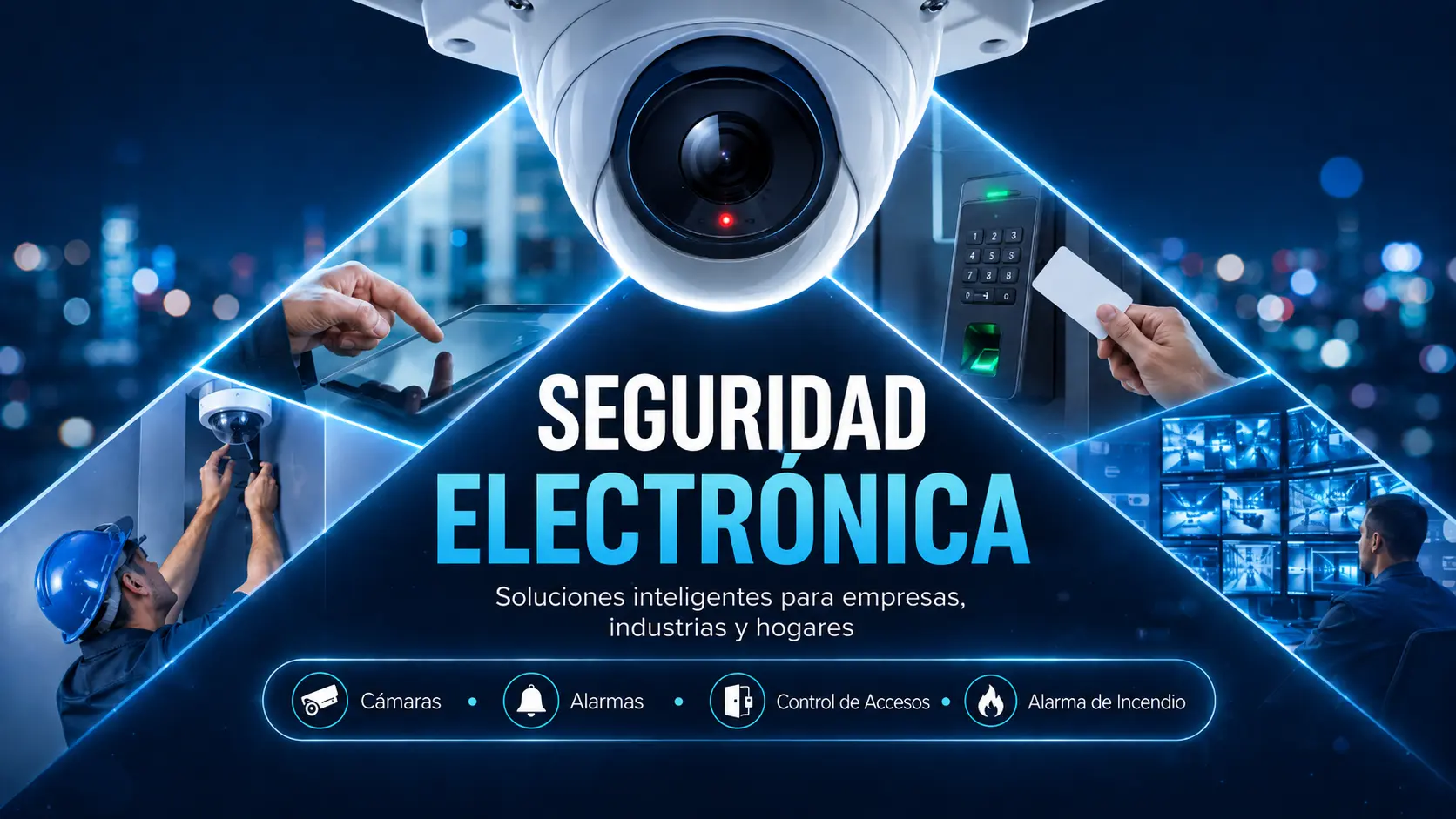 Seguridad electrónica avanzada para empresas MGS Servicios Integrales
